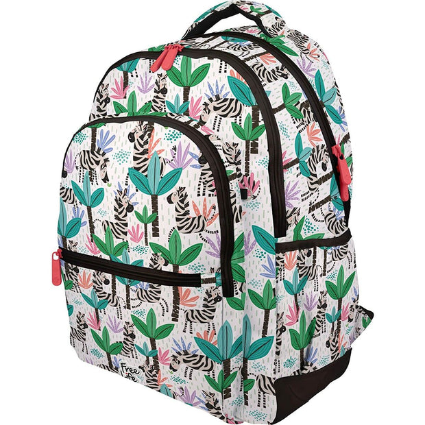School Bag Grafoplas Free Life Zebra Multicolour (45 x 33 x 22,5 cm)