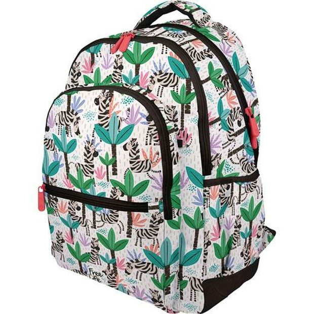 School Bag Grafoplas Free Life Zebra Multicolour (45 x 33 x 22,5 cm)