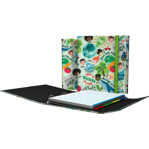Ring binder Grafoplas Carpeplús Multicolour A4