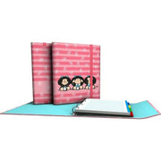 Ring binder Grafoplas Carpeplús Mafalda Pink A4 (2 Units)