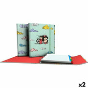 Ring binder Grafoplas Carpeplús Mafalda Green A4 (2 Units)