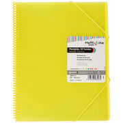 Organiser Folder Grafoplas Maxiplás Yellow A4 Spiral