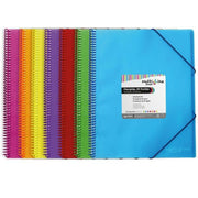 Organiser Folder Grafoplas Maxiplás Yellow A4 Spiral