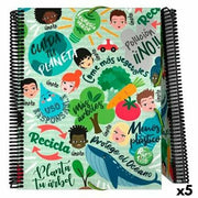 Folder Grafoplas Maxiplás Revolution Green Rubber A4 (5 Units)
