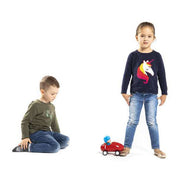 Racing car Bandai Pocoyó with sound (28 x 20 x 17,5 cm)