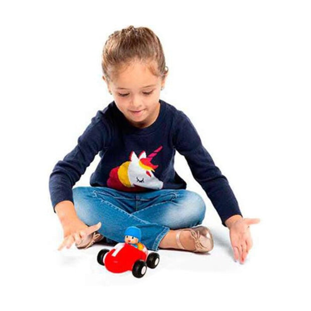 Racing car Pocoyó Bandai Blue Red (12 cm)