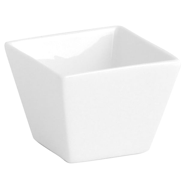 Tablett für Snacks Quid Chef aus Keramik Weiß (7,5 cm) (Pack 12x)