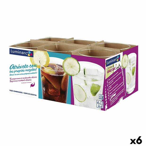 Becher Luminarc Durchsichtig Glas (530 ml) (Pack 6x)