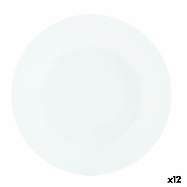 Teller Quid Basic Brot aus Keramik Weiß (15,5 cm) (Pack 12x)