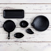 Tablett für Snacks Quid A'Bordo Schwarz Kunststoff (Ø 29 cm) (Pack 12x)