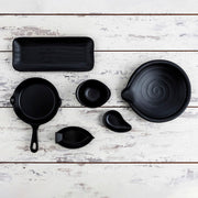 Pfanne für Finger-Food Quid A'Bordo Schwarz Kunststoff (25 cm) (Pack 12 x)