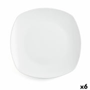 Flad plade Quid Novo Vinci aus Keramik Weiß (26,6 cm) (Pack 6x)