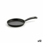 Pfanne für Finger-Food Quid Mar de Viento Schwarz Kunststoff (22 x 13 x 3 cm) (Pack 12x)