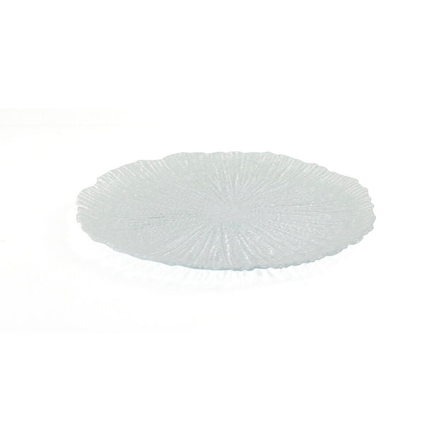 Flad plade Quid Mar de Viento Durchsichtig Glas (Ø 28 cm) (Pack 6x)