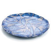 Flad plade Quid Mar de Viento Blau Glas (Ø 32 cm) (Pack 6x)
