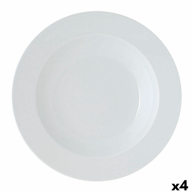 Suppenteller Ariane Brasserie aus Keramik Weiß (29 cm) (Pack 4x)