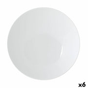 Suppenteller Ariane Coupe aus Keramik Weiß (20 cm) (Pack 6x)