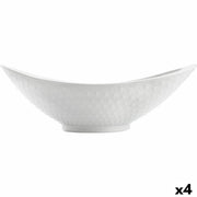 Kochschüssel Quid Gastro aus Keramik Weiß (28,2 x 15,5 x 9 cm) (Pack 4x)