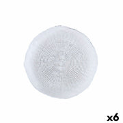 Flad plade Quid Boreal Durchsichtig Glas (Ø 21 cm) (Pack 6x)