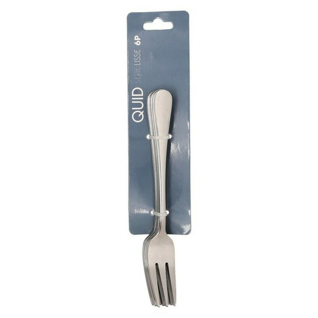 Dessertgabel-Set Quid Lines (6 pcs) Edelstahl