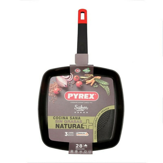 Grillofen Pyrex SABOR Schwarz Aluminium (28 cm)