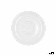 Teller Bidasoa Glacial 100-180 ml Kaffee aus Keramik Weiß (Pack 12x)