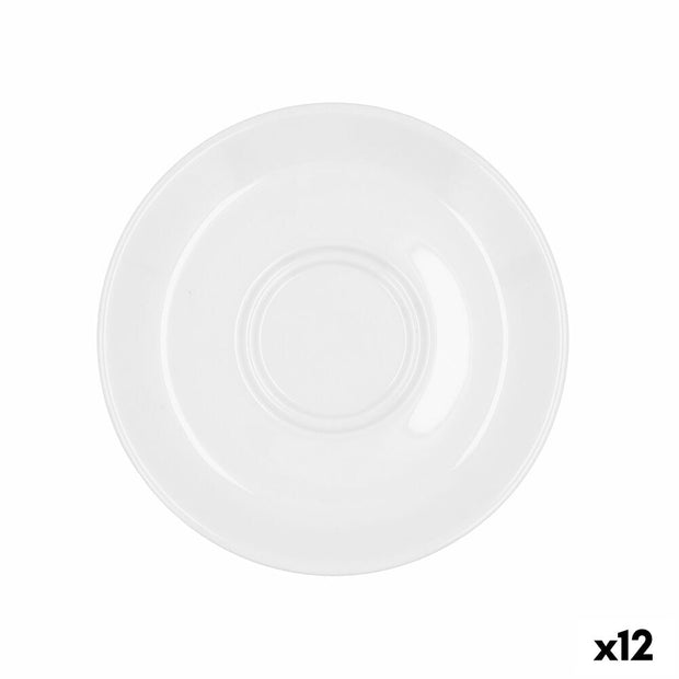 Teller Bidasoa Glacial Ø 15 cm aus Keramik Weiß (Pack 12x)
