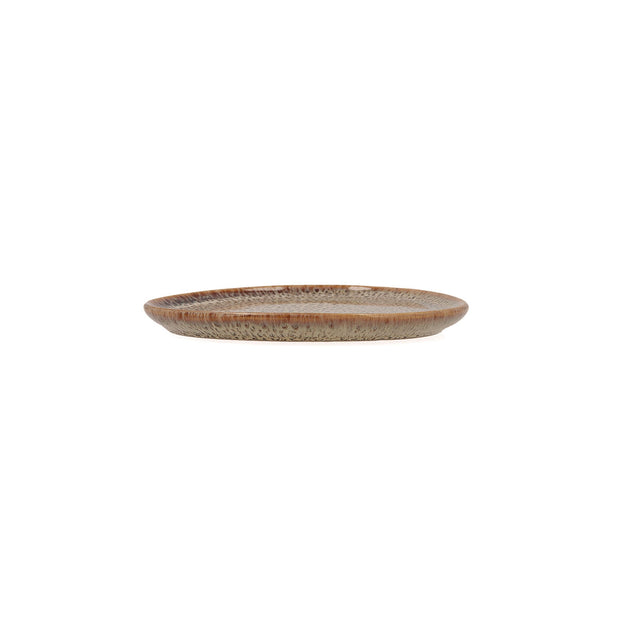 Flad plade Bidasoa Ikonic aus Keramik Braun (11 x 11 x 11 cm) (Pack 12x)