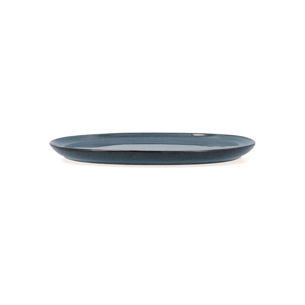 Flad plade Bidasoa Ikonic aus Keramik Blau (20,2 x 19,7 x 1,3 cm) (Pack 6x)