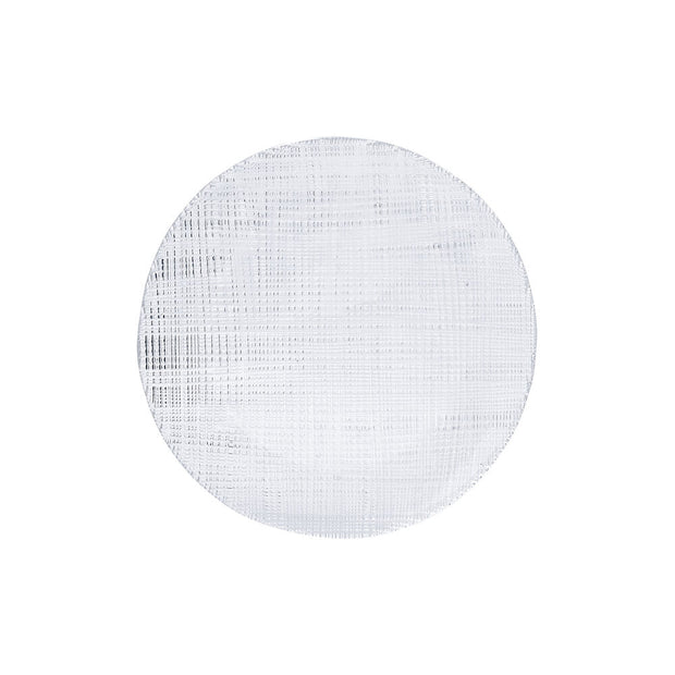Flacher Teller Bidasoa Ikonic Durchsichtig Glas (ø 21,5 cm) (Pack 6x)