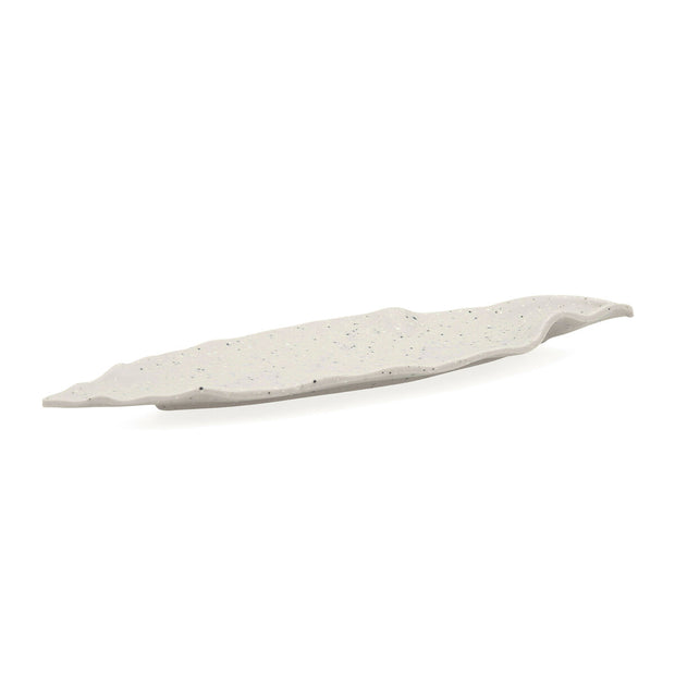 Flad plade Bidasoa Ikonic Grau Kunststoff (25 x 6,8 x 1,5 cm) (Pack 12x)
