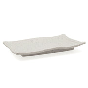 Flad plade Bidasoa Ikonic rechteckig Grau Kunststoff (20,7 x 13 x 2 cm) (Pack 12x)