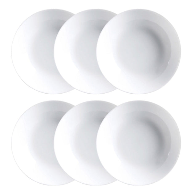 Geschirr-Set Luminarc Diwali 6 pcs Weiß Glas (20 cm)