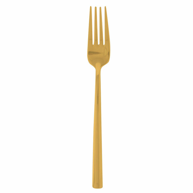 Gabel Bidasoa Ikonic Metall Gold 12 Stück