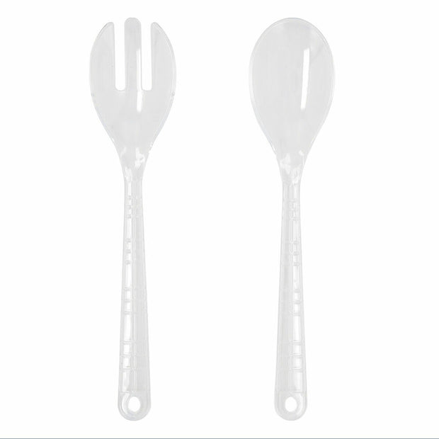 Salatbesteck Quid Viba Durchsichtig Kunststoff (28 x 6 x 0,5 cm) (2 pcs)