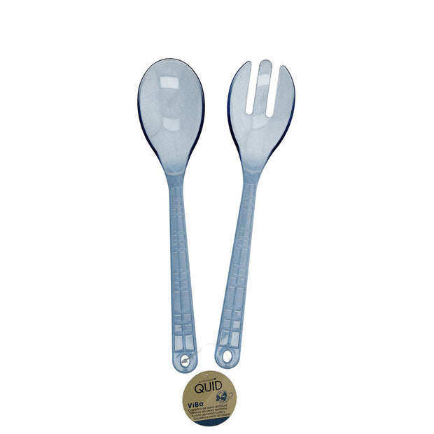 Salatbesteck Quid Viba Blau Kunststoff (28 x 6 x 0,5 cm) (2 pcs)