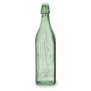 Flasche Quid Viba karriert grün Glas (1L)