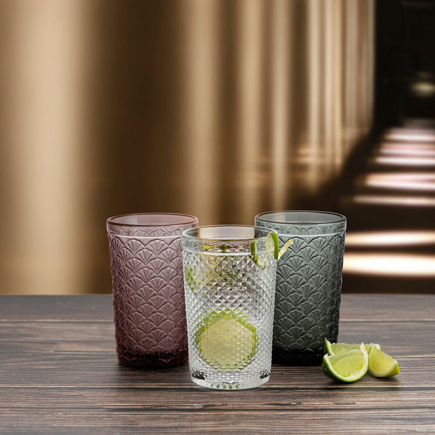 Becher Bidasoa Onix Rosa Glas (35 cl) (Pack 6x)
