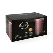 Becher Bidasoa Onix Rosa Glas (35 cl) (Pack 6x)