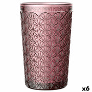 Becher Bidasoa Onix Rosa Glas (35 cl) (Pack 6x)
