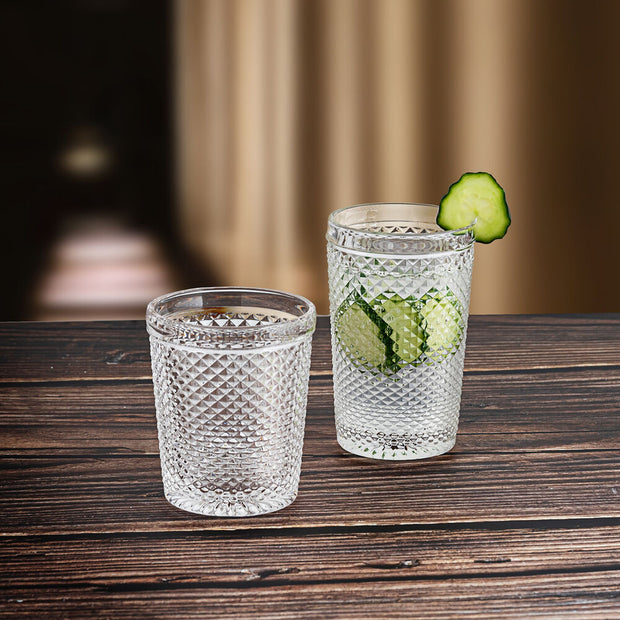 Gläserset Bidasoa Onix 3 Stück Durchsichtig Glas (35 cl)