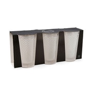 Gläserset Bidasoa Onix 3 Stück Durchsichtig Glas (35 cl)