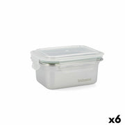 Lunchbox Bidasoa Miplaneta 0,5 L Metall grün (Pack 6x)