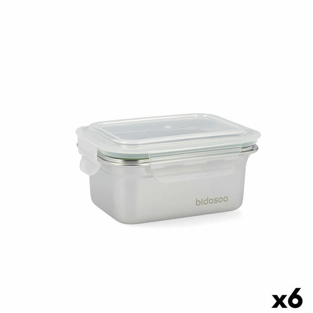 Lunchbox Bidasoa Miplaneta 0,5 L Metall grün (Pack 6x)