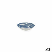 Schale Bidasoa Blue Moon aus Keramik Blau (10 x 10 x 2,5 cm) (Pack 12x)