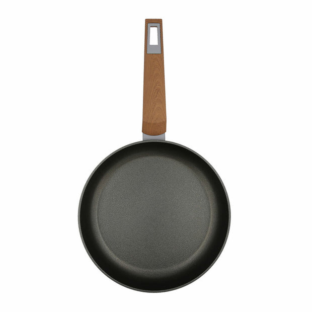 Pfanne Quid Ebano Geschmiedetes Aluminium Grau Metall (24,5 cm)