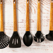 Spaghettilöffel Quid Ebano Schwarz (28,3 x 7,3 cm)