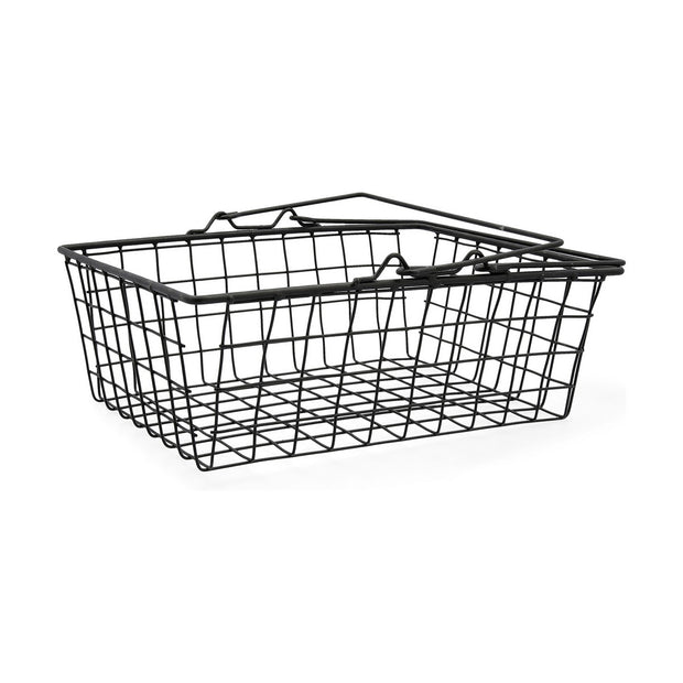 Drahtkorb Quid Metall Stahl (30 X 23 X 10,5 cm)