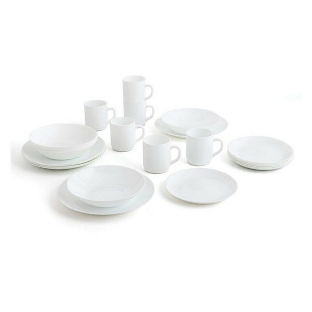 Geschirr Luminarc Zelie Weiß Glas (25 x 20 x 19 cm) (24 pcs)