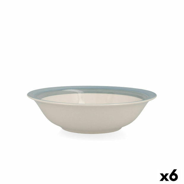 Schale Quid Allegra Aqua aus Keramik zweifarbig (18 cm) (Pack 6x)